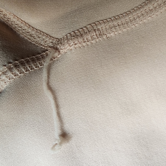 Fleece lined, beige, warm, winter, tights with feet. Sz Small - Picture 6 of 6